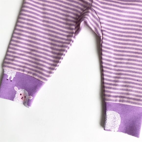 Hatley NWT sheep print Pajamas 3-6 months - Picture 3 of 3